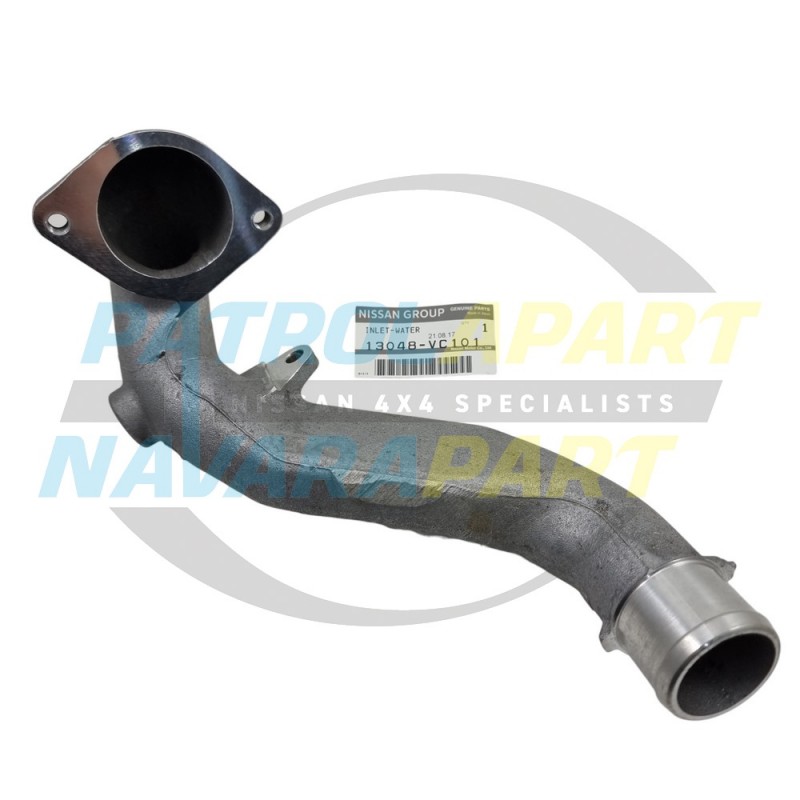 Genuine Nissan Patrol GU Y61 ZD30DI Water Inlet Pipe to Thermostat
