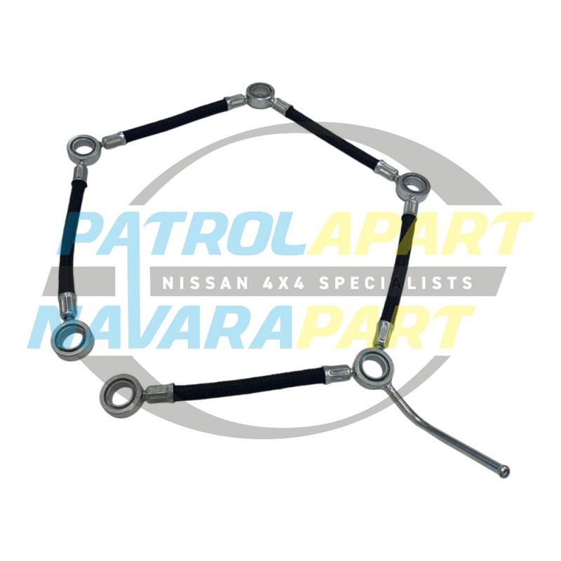 Flexible Injector Spill Rail For Nissan Patrol GQ Y60 & GU Y61 TD42
